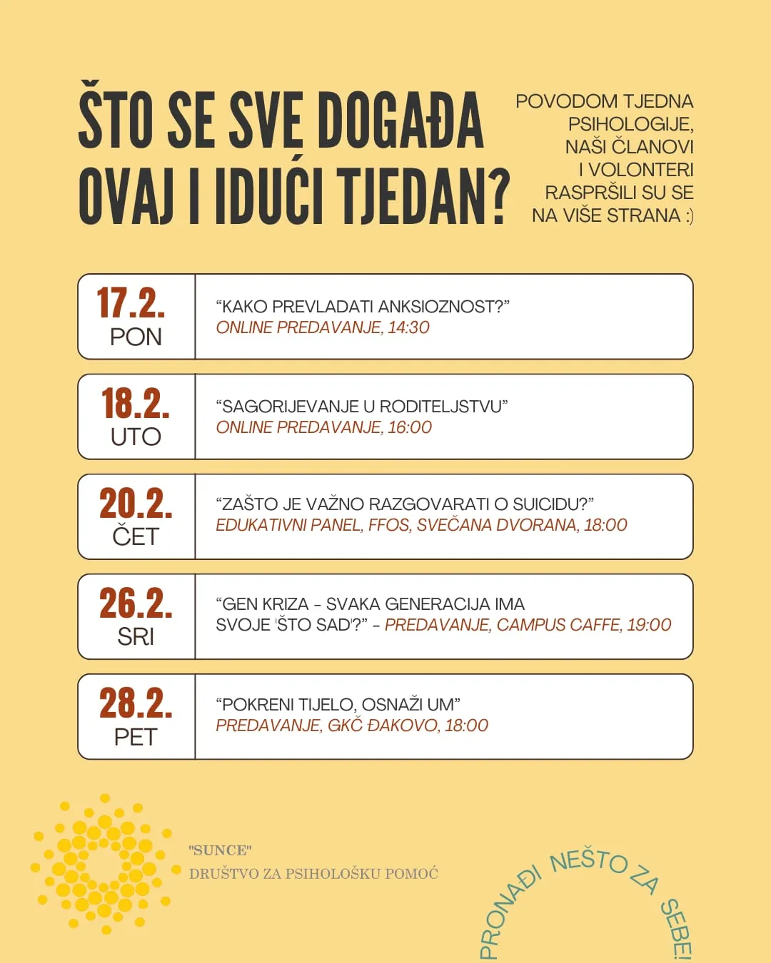 Tjedan psihologije 2025.